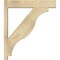 Ekena Millwork Funston Block Rough Sawn Outlooker, Douglas Fir, 6"W x 28"D x 32"H OUT06X28X32FST05RDF - alternate 3